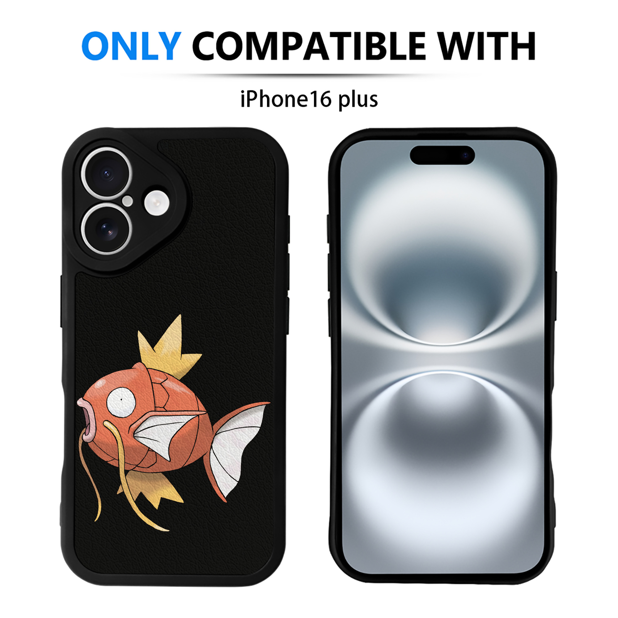 （画像用） ポケットモンスター Pokémon 【iPhone 16シリーズ対応】シリコンスマホケース（レザー調） 材質：シリコン